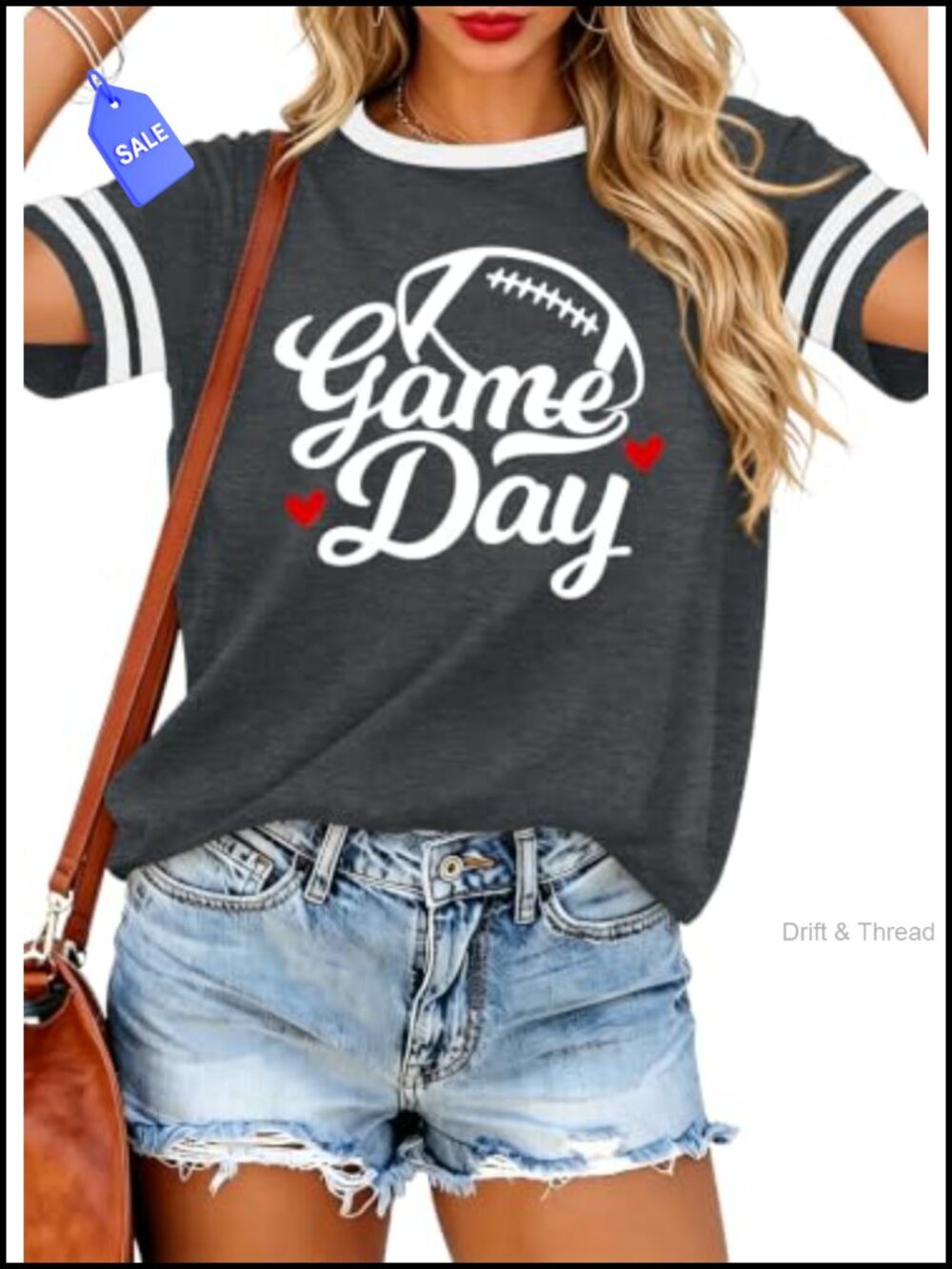 Football Shirts for Women Game Day T Shirt Football Mom Tshirt